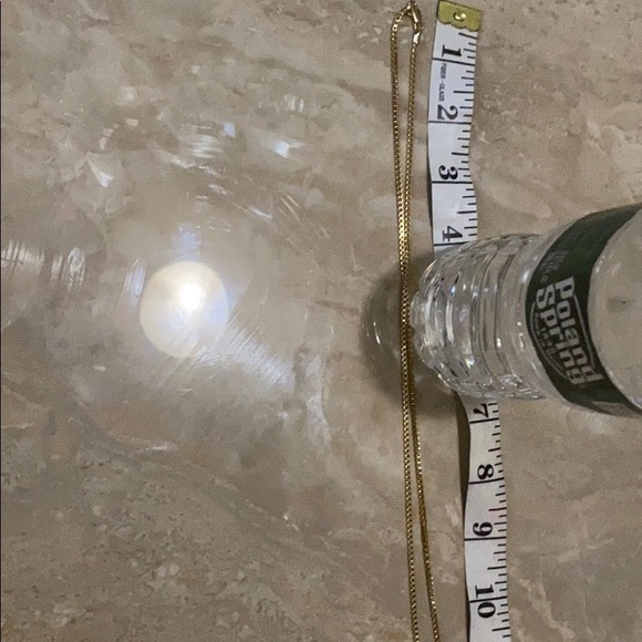 Gold Rhinestone Necklace - Picture 7 of 8